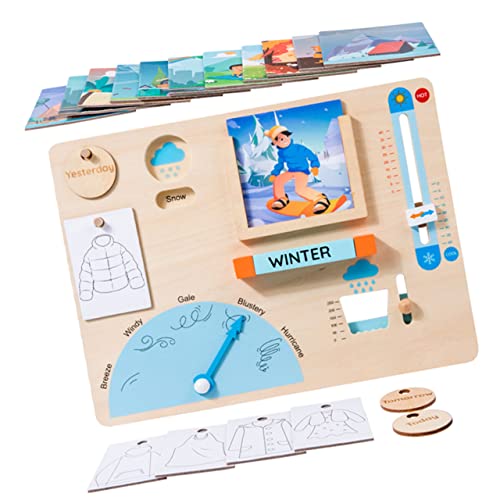 Alasum 1satz Wetterspielzeug Für Lernspiel Wetterpuzzle Wetterboard Für Kleinkinder Jahre Entwickelt Gedächtnis Und Motorik Für Eltern-interaktion Alasum 1satz Wetterspielzeug Für Lernspiel Wetterpuzzle Wetterboard Für Kleinkinder Jahre Entwickelt Gedächtnis Und Motorik Für Eltern-interaktion von Alasum