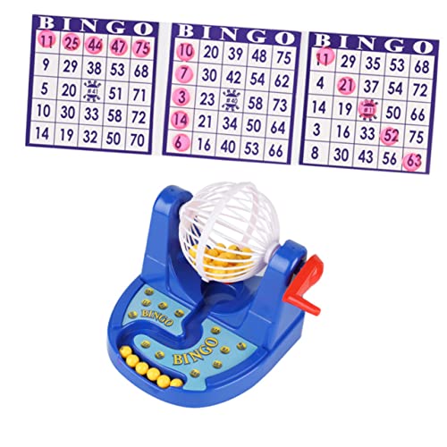 Alasum 1Stk Bingo-Spielautomat für kinderspielzeug kinderparty mitgebsel Educational Toys настольные игры Pädagogisches Fantasie Bingo trinkspiel Blue von Alasum