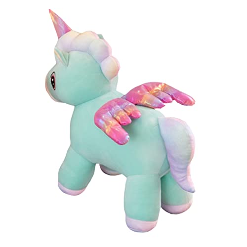 Alasum 1Stk Einhorn-Puppe Einhorn Kissen einhornkissen Unicorn Toy Kuscheltier Einhorn einhörner Einhornpuppenkissen einzigartiges Puppenspielzeug kreative Puppe Plüsch Green von Alasum