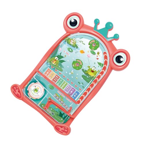 Alasum 1Stk Fun Flipperautomat Tischspiel für Desktop-Flipper interaktives kinderspielzeug Tischspielzeug für Cartoon-Flipper Mini-Flipper- Abs Rosa von Alasum