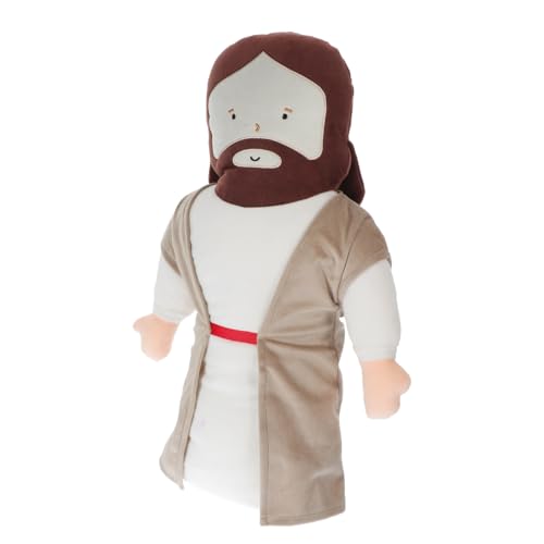 Alasum 1Stk Jesus-Kissen Jesus Plüsch Statue Spielzeug Miniatur Sohn Jesus Kuscheltier Jesus Jesus Stofftier Jesus-Musterkissen Plüschtier Plüschpuppe Kristall superweich von Alasum