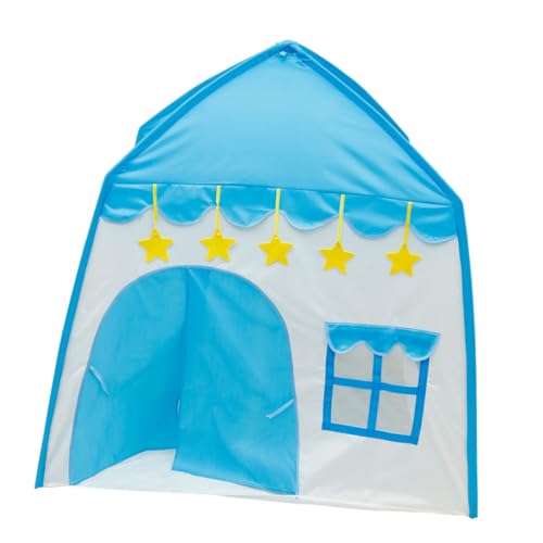 Alasum 1Stk Kinderzelt Babyspielhaus Tent Kinder zelte kindertipizelt Tent for Jungenzelt drinnen Spielzelt Spielzeug tragbares Zelt für Kinder Kinderspielhaus Fasergerüst Blue von Alasum