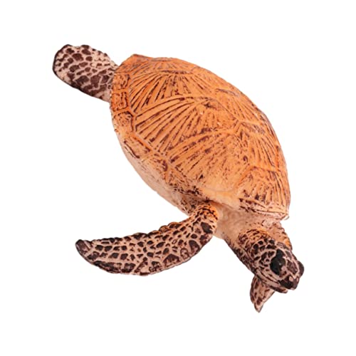 Alasum 1Stk Schildkröten Dekorationen tierfiguren für für Children Toys Wildtiermodell Funny Toys Mini-Schildkröten- lebensechtes Schildkrötenspielzeug von Alasum