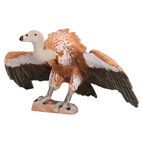 Alasum 1stk Geier Spielzeug Vogelspielzeug Miniatur-tierfigur Vogelfiguren Skulptur Tierspielzeug Spielzeug Für Kinder Märchenhafte Gartentiere Mini-vogelfigur Vogel Figur Chocolate von Alasum