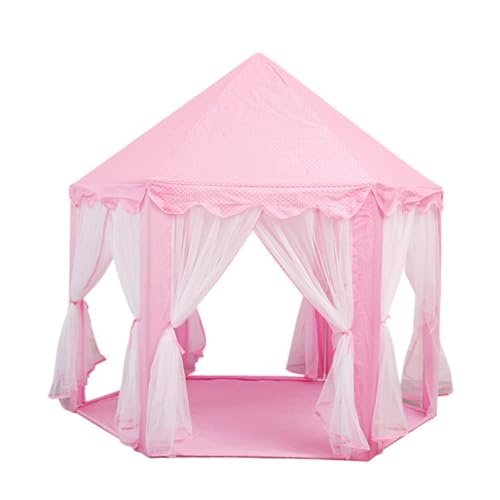 Alasum 1stk Indoor-Zelt Für Kinder Kinderspielhaus Kinderzelte Drinnen Kinder-Tipi-Zelt Für Kinder Innenzelt Für Kinder Zelte Für Kinder Im Innenbereich Mädchen Zelt Schlauchhalter Rosa von Alasum