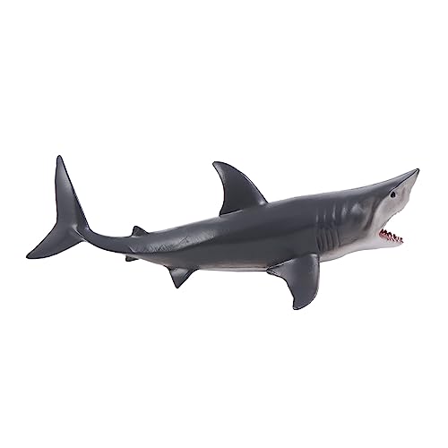 Alasum 1stk Meereslebewesen Meerestiermodell Badespielzeug Lernspielzeug Für Kinder Meeresspielzeug Kinderspielzeug Fisch Figur Fisch-Modell Meerestierstatue Meerestiere Plastik Dark Grey von Alasum