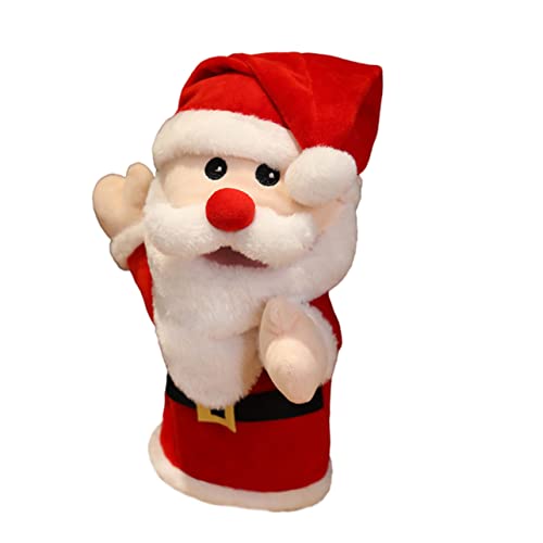 Alasum 1stk Santa Handpuppe Mini-plüschtiere Mini-weihnachtsmann-Puppe Marionette Weihnachtsmänner Animiert Ornamente Santadoll Puppen Pipette Kuscheltiere Babyspielzeug Hase Pp Baumwolle von Alasum