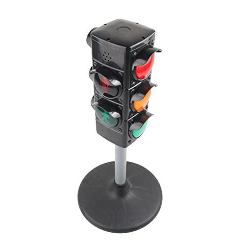 Alasum 1stk Simulierte Ampel Spielzeug Led-ampel Rollenspiel Ampel Signal Spielset Kinderhandwerk Mini-bremslichtlampe Ampelmodell Ampelschirm Plastik Black von Alasum