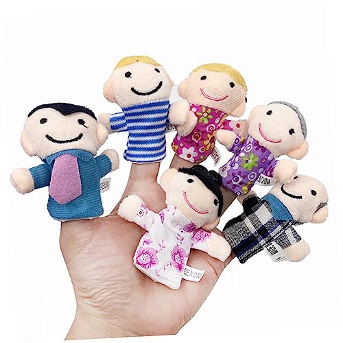 Alasum 2 Fingerpuppen Für Kinder Puppentrage Fingerpuppen Der Familie von Alasum