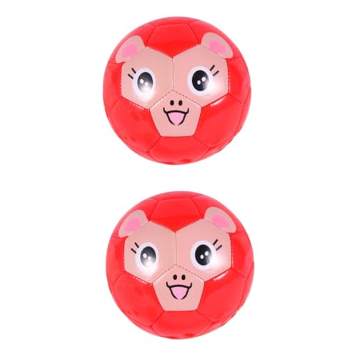 Alasum 2 STK PVC aufblasbarer Ball PVC-Kugel PVC-Fußball Kinder Fußball Kleinkind fußball Kinderfußball Spielzeug für Kinder kinderspielzeug pufferball Aufblasbare Bälle für Kinder von Alasum