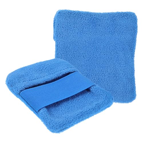 Alasum 2 STK Sandpulverbeutel Strandsandhandschuh Urlaub Muss Haben Strand Essentials Für Den Urlaub Strandutensilien Sandreiniger Sandentferner Für Strand Korallenvlies Blue von Alasum