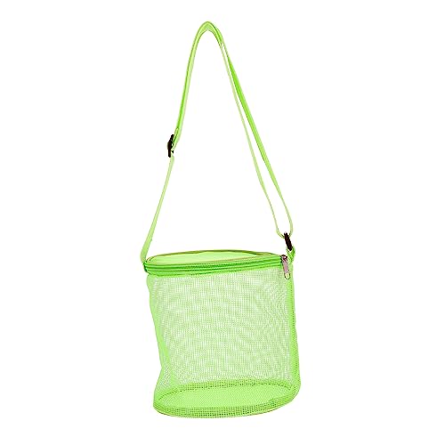 Alasum 2 STK Shell-Tasche Übergroße Tragetasche Reisetasche Aus Tüll Draußen Kinderspielzeug Spielzeuge Urlaubszubehör Atmungsaktive Aufbewahrungstasche Muscheltaschen Für Netz Green PVC von Alasum