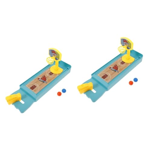 Alasum 2 Sätze Brettspielspielzeug Für Kinder Desktop-Bowling Bürospiele Tischsportspiel Basketball-Spiele Brettspiele Desktop-Spielzeug Mini-Basketball Mini-fußballspiel Tischspiel Abs von Alasum