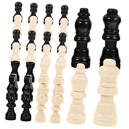 Alasum 2 Sätze Eingestellt Schachfiguren Mini-Schachbrett Magnetisches Schachbrett Schach für Brettspiel Schachbrett zubehör schachcomputer Chess Mini Schach Brettspiele Bauern Holz von Alasum