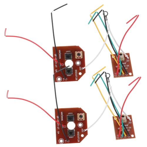 Alasum 2 Sätze Fernbedienungsmodul radiolink fernsteuerung Auto ferngesteuerte Auto Fernbedienung Power up Power Supply RC Fahrzeug Spielzeug DIY Physik elektrisches Experiment Kupfer von Alasum