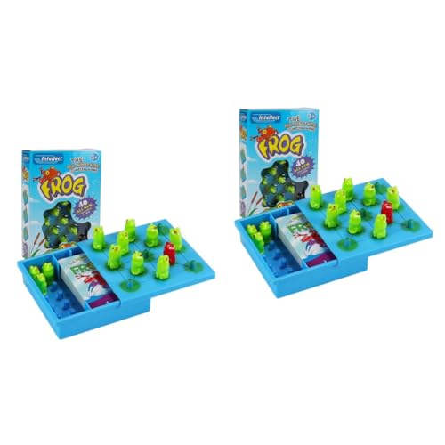 Alasum 2 Sätze Frosch Dame Lernspielzeug Für Babys Logisches Brettspiel Spielzeug Für Kleinkindjungen Kinder Fliegendes Schach Freizeit-brettspiel Brettspiel Für Kinder Plastik von Alasum