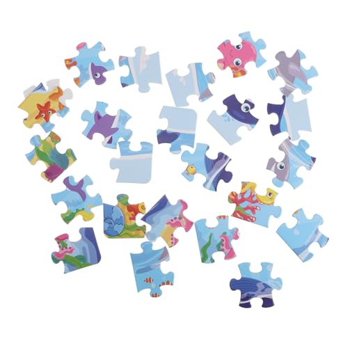 Alasum 2 Sätze Kinderpuzzlespielzeug Kinderpuzzles Lernpuzzle Cartoon Puzzlepapier von Alasum