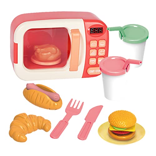 Alasum 2 Sätze Mikrowelle für Kinder für Kinder Elektronisches Ofenspielzeug küchenspielzeug für Kinder Kitchen Toys for Mikrowellenherd Spielzeug für Kinder Miniatur-Dekor von Alasum