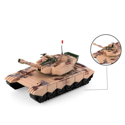 Alasum 2 Sätze großer Emulationstank elektrische RC-Autos Panzer Ferngesteuerter Tank Trägheitsauto Spielzeug für Kinder kinderspielzeug Spielzeugsoldaten Männer am Waffenspielzeug von Alasum