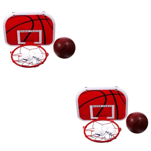 Alasum 2 Sätze hängender Basketballkorb über der Tür Basketballkorb drinnen Bad-Basketballkorb Basketball Hoop Indoor Mini Basketball Hoop Basketballring für Kinder Mini-Basketballkörbe von Alasum