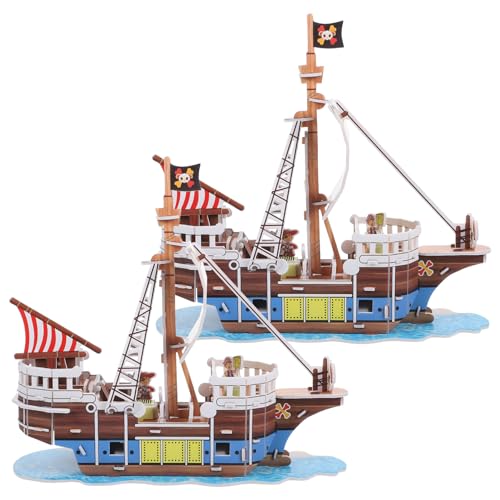 Alasum 2 Sets Piratenpuzzle Erwachsenenpuzzles 3D Puzzles Für 3D Puzzles Für Erwachsene Puzzles Für Erwachsene Kinderpuzzles Kinderpuzzles Bausätze Für Erwachsene Puzzles Für von Alasum