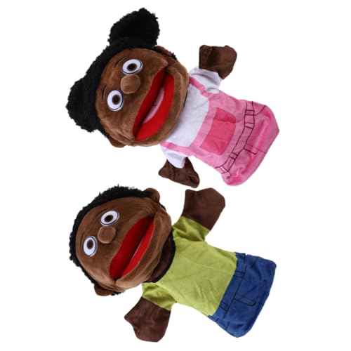 Alasum 2 Stück Familien Handpuppe Spielzeugpuppen Cartoon Figur Handpuppe Figur Puppe Handpuppe Realistische Handpuppe Geschichtenerzählen Handpuppe Dekorative Figur Puppe Pp von Alasum