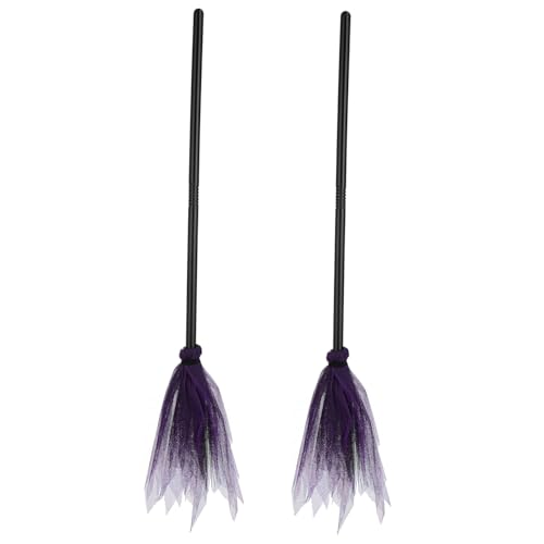 Alasum 2 Stück Teiliges Hexenbesen aus Leichtem Kunststoff Sicherer Halloween Besen für Fantasievolles Cosplay und Indoor Spiel für Verkleidung und Partyspaß Alasum 2 Stück Teiliges Hexenbesen aus Leichtem Kunststoff Sicherer Halloween Besen für Fantasievolles Cosplay und Indoor Spiel für Verkleidung und Partyspaß von Alasum