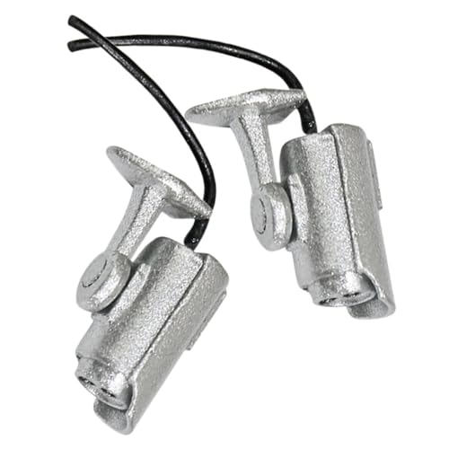 Alasum 2 Stück Teiliges Miniatur Kamera Deko Realistische Puppenhaus Attrappe Abnehmbar Installieren Speziell für Dollhouse Silberfarbene Metalllegierung Detailgetreu für Indoor Spiel Alasum 2 Stück Teiliges Miniatur Kamera Deko Realistische Puppenhaus Attrappe Abnehmbar Installieren Speziell für Dollhouse Silberfarbene Metalllegierung Detailgetreu für Indoor Spiel von Alasum