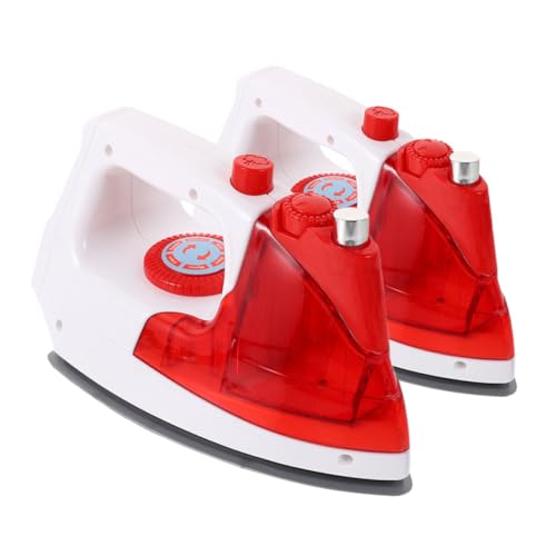 Alasum 2 Stück Teiliges Sicheres Miniatur Elektrobügeleisen für Fantasievolles Rollenspiel Robustes Kunststoffmaterial Fördert Kreativität und Praktische Fähigkeiten Alasum 2 Stück Teiliges Sicheres Miniatur Elektrobügeleisen für Fantasievolles Rollenspiel Robustes Kunststoffmaterial Fördert Kreativität und Praktische Fähigkeiten von Alasum