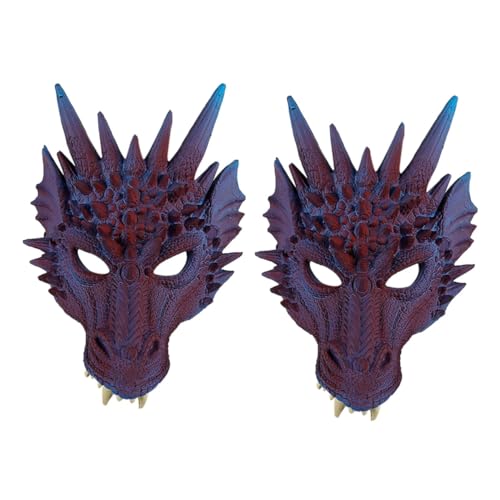 Alasum 2 Stücke Realistische Drachen Maske Kostüme Maskenball Requisiten Halloween Drachen Maske Kleid Bis Alasum 2 Stücke Realistische Drachen Maske Kostüme Maskenball Requisiten Halloween Drachen Maske Kleid Bis von Alasum