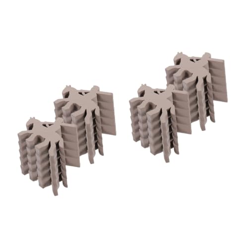 Alasum 20 STK Schwertkämpfer-schachfiguren Schachbrett Tischmarker Token Für Brettspiele Schach Für Brettspiel Brettspiele Bauern Spielfiguren Schach Ersatz Spielmarken Holz Light Grey von Alasum