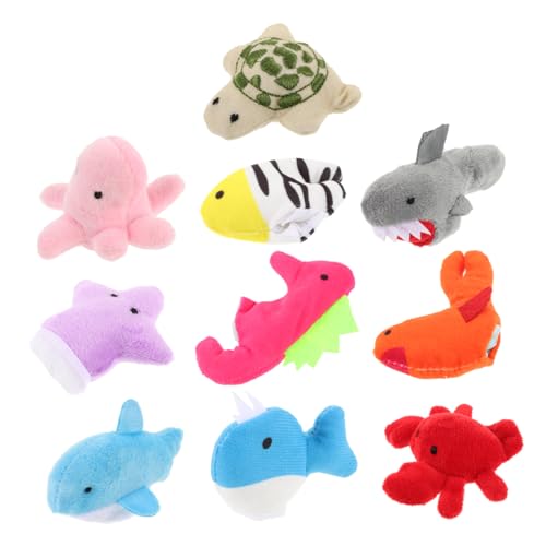 Alasum 20 STK Tierische Fingerpuppen Puppen Für Kinder Fingerpuppen Für Kleinkinder Fingerspielzeug Für Kinder Puppentheater Für Kinder Fingerpuppen Für Babys Tierpuppen von Alasum