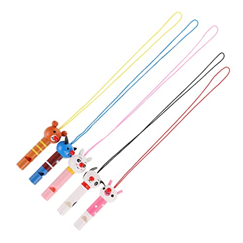 Alasum 20 Stk Pfeife Hündchenspielzeug Lernspielzeug für Kinder Blowouts Krachmacher musikinstrumente musical instruments toys Musikalisches Babyspielzeug Lernspielzeug für Babys Holz von Alasum