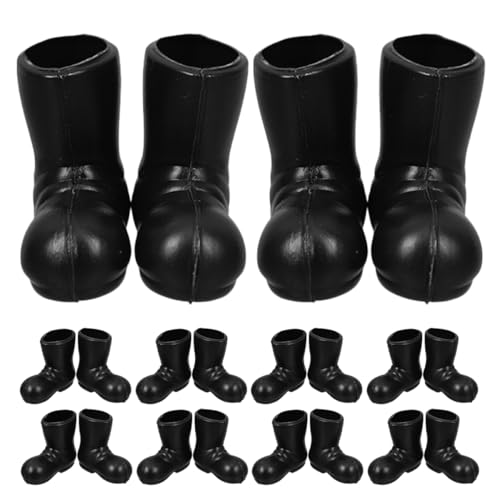 Alasum 20 Stück Mini-weihnachtsmann-Stiefel Zum Basteln, Puppenhaus, Miniatur-weihnachtsstiefel, Schuhe, Winzige Weihnachtsmann-zwerg-puppenschuhe, Modell-kuchenaufsatz, Für von Alasum