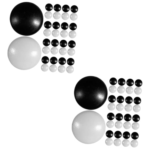 Alasum 200 Stück Magnetische Go Figuren Go Spiele Brettspiel Zubehör Schachsteine Go Schach Zubehör Schule Go Schach Zubehör Go Schach Perlen Schachspiel Heimgebrauch Go Schach von Alasum