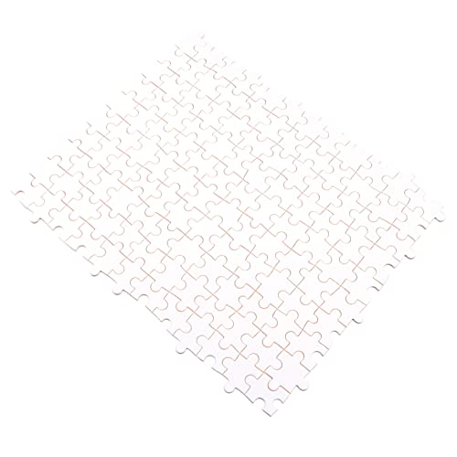 Alasum 2000 STK hölzernes leeres Puzzle DIY Puzzle personalisierte Puzzle Geschenkeidee Wärmeübertragungsrätsel Transferrätsel Thermotransfer-Puzzle Transferpuzzle selber Machen Holz Weiß von Alasum