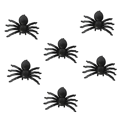 Alasum 200st Halloween-spinne Streichspielzeug Horror-Halloween-Dekoration Halloween-partygeschenke Mini-Spielzeug Outdoor-Spielzeug Halloween-Spielzeug Halloween-partyzubehör Black von Alasum