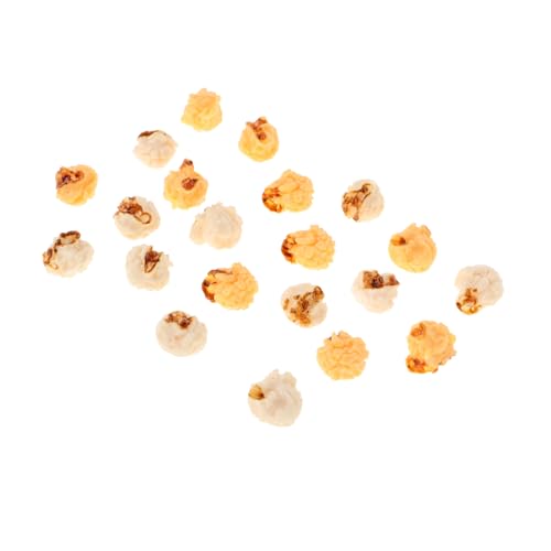 Alasum Realistisches Popcorn- -Set 20-teilig PVC-gefälschte Lebensmittelmodelle Für Weihnachtsfeiern Heimdekoration von Alasum