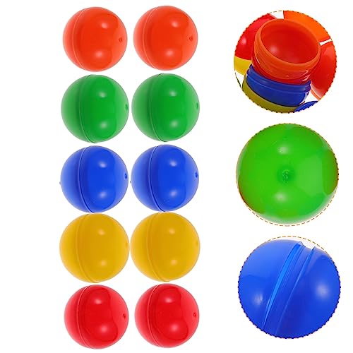 Alasum 20St Spiel-Pong-Ball Tombola Sammelball Ringe Spielen Anzahl Pong-Bälle Tombolakugeln ersetzen Mini tischtennisball tischfussball Lotteriekugeln Party Tombolaball Plastik Colorful von Alasum