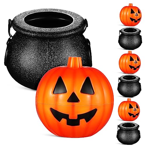 Alasum 20St Süßigkeiten Eimer Halloween Süßes oder Saures Eimer Halloween-Süßigkeitshalter halloween dekoration halloween-dekoration geschenkverpackung Hexengläser Süßigkeitenglas Plastik von Alasum