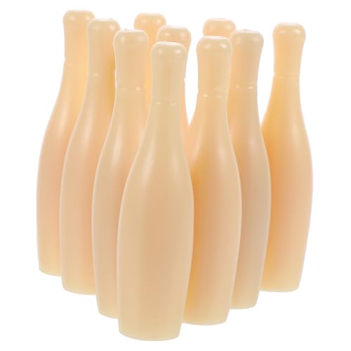 Alasum 20st Bowlingkugel Spielzeug Mini-Bowling-Spielzeug Zubehör Für Bowling-Partys Mini-Bowling-pins Ersatz Für Schreibtisch-Bowling Bowling-Spielzeug Für Kinder Khaki Die Hüften von Alasum