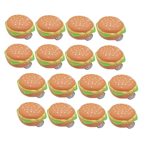 Alasum 20st Hamburger Rückzugwagen Spielsachen Auto Kinderspielzeug Spielzeuge Cars Cartoon-Burger-reibungsauto -Burger- Plastik von Alasum