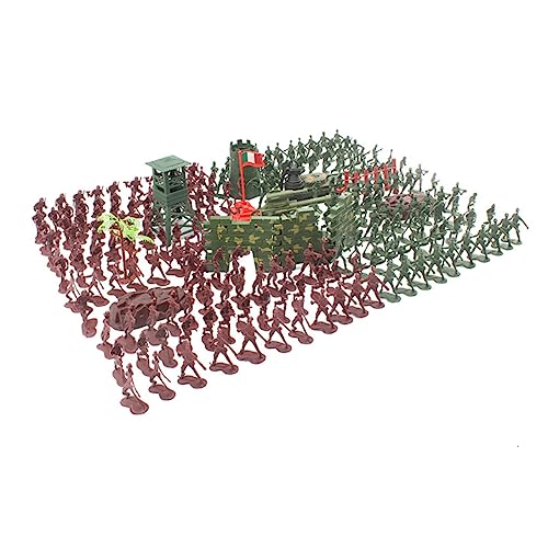 Alasum 238 STK Soldatenmodelle winzige Menschenfiguren Militärische Actionfiguren Figur Spielzeug Minifiguren Kinder geschirrset Spielzeug Spielzeug Set Soldatenmodellspielzeug von Alasum