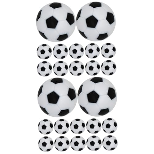 Alasum 24 STK Mini-Tischfußball Mini-Fußball Kickerball für Erwachsene Tischkicker Ersatz tischfussballtisch Foosball austauschbare Kickerbälle Zubehör für Tischfußball die Hüften von Alasum