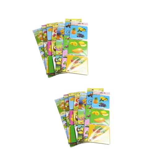 Alasum 24 STK Papierpuzzle für Kinder für Kinder adventsgeschenke Kinder Toy Jigsaw Puzzle for Preschool Toy Spielzeug Cartoon-Tier-Puzzle Puzzle aus Papier von Alasum