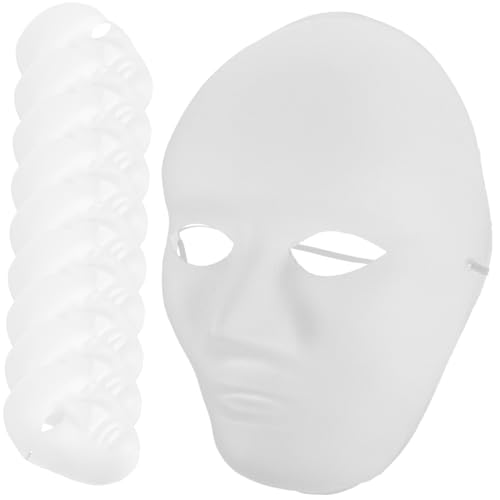 Alasum 24 Stk Halloween-kostüme Für Erwachsene Therische Maske Boywithuke-maske Schwarz-goldene Maskerade-maske Masken Einfache Maske Geistermaske Hacker-maske Clown-maske Weiblich Weiß von Alasum