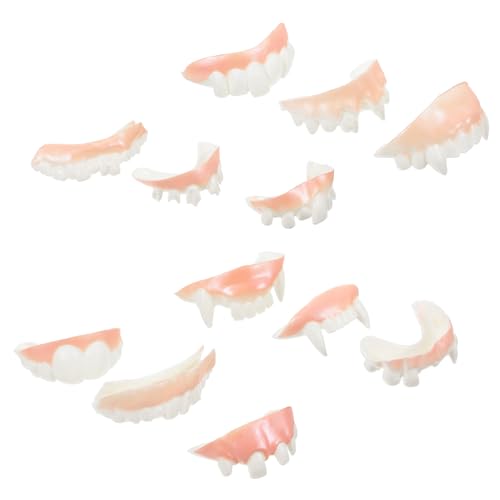 Alasum 24 Stück Teiliges Halloween Party Gebiss Lustige Fake Zähne für Horror und Zombie Kostüme Vielseitige Denture Requisiten für Gruselige Halloween Dekoration und Cosplay Zubehör Alasum 24 Stück Teiliges Halloween Party Gebiss Lustige Fake Zähne für Horror und Zombie Kostüme Vielseitige Denture Requisiten für Gruselige Halloween Dekoration und Cosplay Zubehör von Alasum