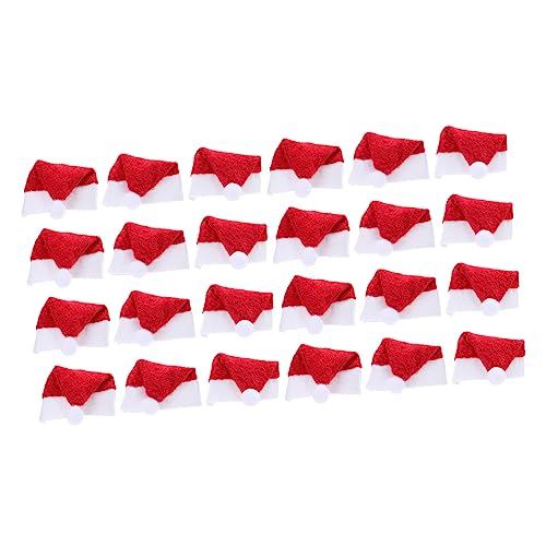 Alasum 24 Stück Teiliges Mini Weihnachtsmützen aus Filz Kleine Candy Hüte Wiederverwendbare Dekoration für Lollipops Süßigkeiten und Weihnachtsbasteleien Rot Weiß für Festtagsfeiern Alasum 24 Stück Teiliges Mini Weihnachtsmützen aus Filz Kleine Candy Hüte Wiederverwendbare Dekoration für Lollipops Süßigkeiten und Weihnachtsbasteleien Rot Weiß für Festtagsfeiern von Alasum