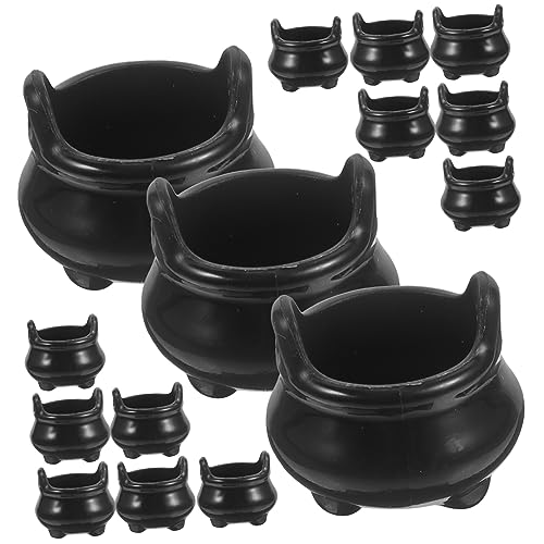 Alasum 24 Stück Teiliges Miniatur aus Kunststoff Detailreiche Halloween Dekoration für Puppenhaus und DIY Bastelprojekte Schwarz für Halloween Party und Festtagsdeko Alasum 24 Stück Teiliges Miniatur aus Kunststoff Detailreiche Halloween Dekoration für Puppenhaus und DIY Bastelprojekte Schwarz für Halloween Party und Festtagsdeko von Alasum