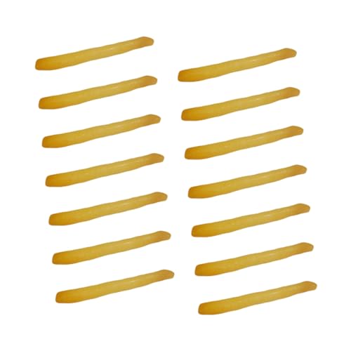 Alasum 240 Stück Simulation Pommes Frites Modell Gefälschte Pommes Frites Spiellebensmittel Simulation Pommes Frites Modell Spiellebensmittel Modell Pommes Frites Requisiten Gefälschte von Alasum